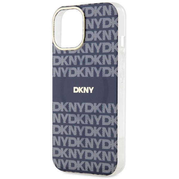 DKNY - IML Mono & Stripe MagSafe (DKHMP15SHRHSEB) - iPhone 15 - Blue
