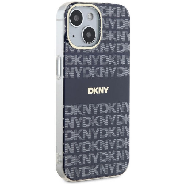 DKNY - IML Mono & Stripe MagSafe (DKHMP15SHRHSEB) - iPhone 15 - Blue