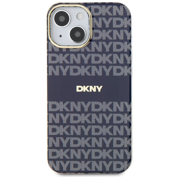 DKNY - IML Mono & Stripe MagSafe (DKHMP15SHRHSEB) - iPhone 15 - Blue