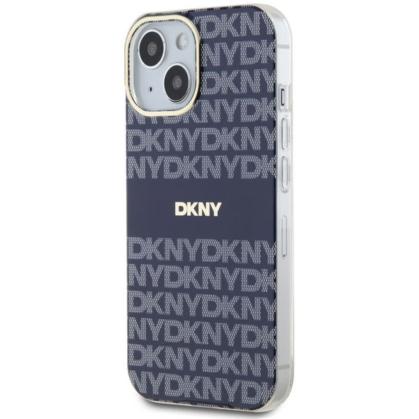 DKNY - IML Mono & Stripe MagSafe (DKHMP15SHRHSEB) - iPhone 15 - Blue