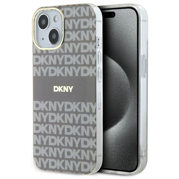DKNY - IML Mono & Stripe MagSafe (DKHMP15SHRHSEE) - iPhone 15 - Beige