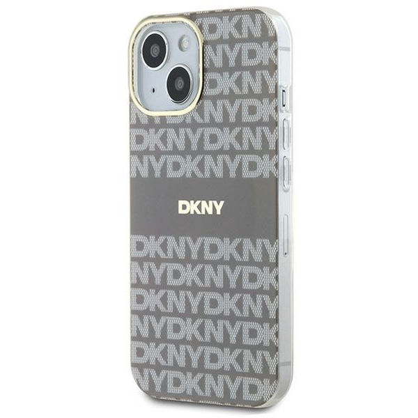 DKNY - IML Mono & Stripe MagSafe (DKHMP15SHRHSEE) - iPhone 15 - Beige