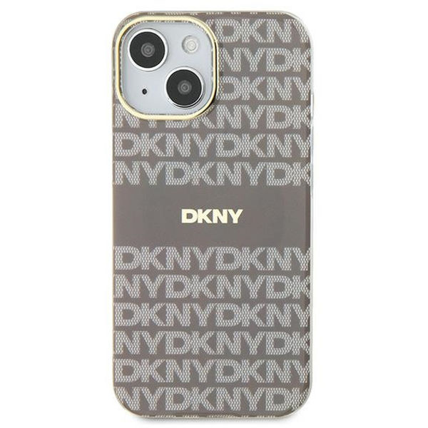 DKNY - IML Mono & Stripe MagSafe (DKHMP15SHRHSEE) - iPhone 15 - Beige