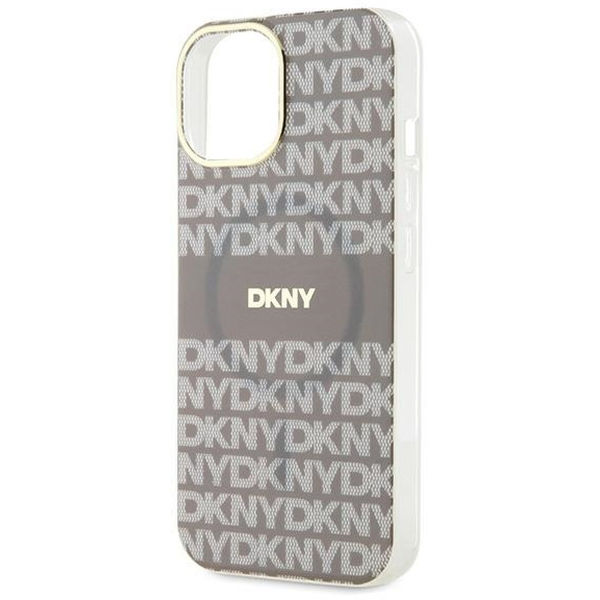 DKNY - IML Mono & Stripe MagSafe (DKHMP15SHRHSEE) - iPhone 15 - Beige