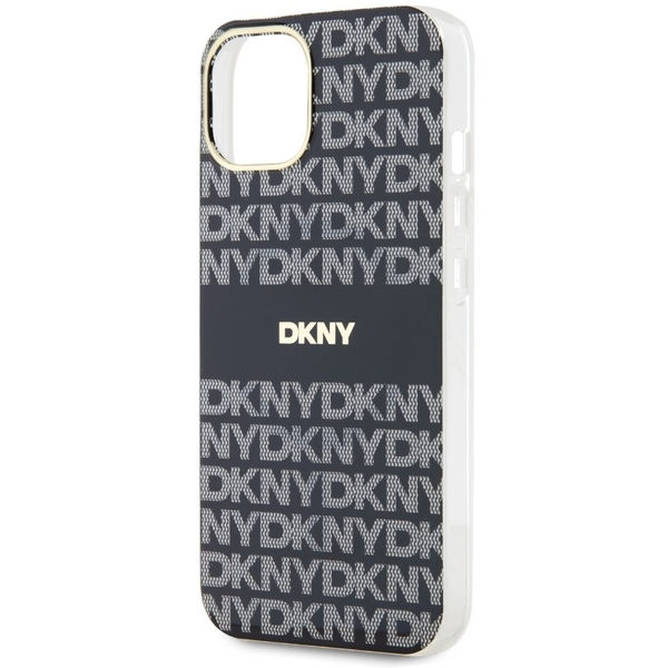 DKNY - IML Mono & Stripe MagSafe (DKHMP15SHRHSEK) - iPhone 15 - Black