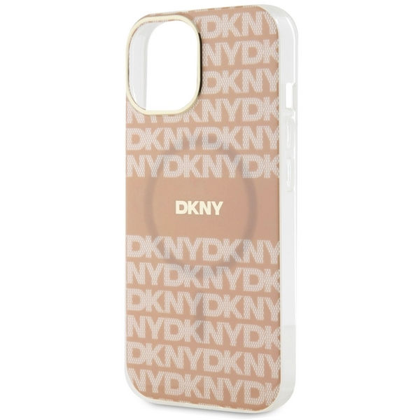 DKNY - IML Mono & Stripe MagSafe (DKHMP15SHRHSEP) - iPhone 15 - Pink