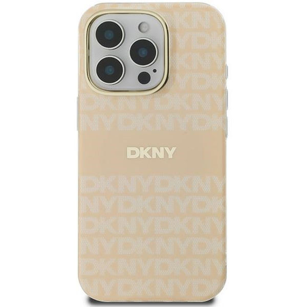 DKNY - Hardcase Repeat Texture Pattern With Stripe MagSafe (DKHMP16XHRHSEP) - iPhone 16 Pro Max - Pink