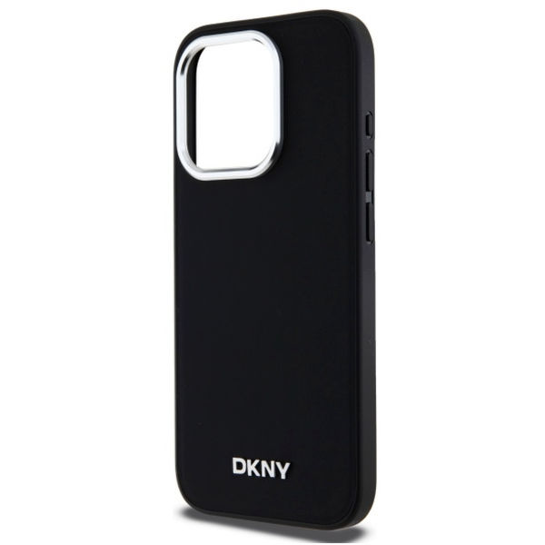 DKNY - Hardcase Plain Logo MagSafe (DKHMP15LPSCMCLK) - iPhone 15 Pro - Black