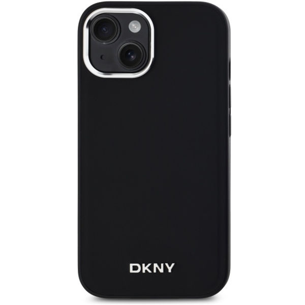 DKNY - Hardcase Plain Logo MagSafe (DKHMP15MPSCMCLK) - iPhone 15 Plus - Black