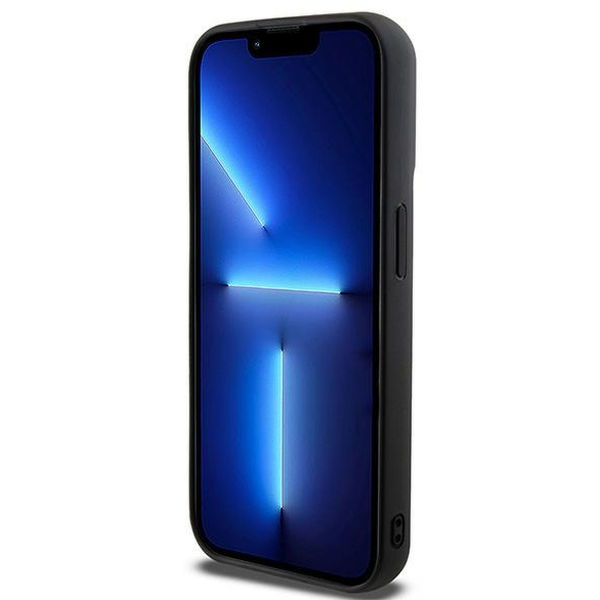 DKNY - Hardcase 3D Rubber Repeat Pattern (DKHCP15L3DRPWK) - iPhone 15 Pro - Black