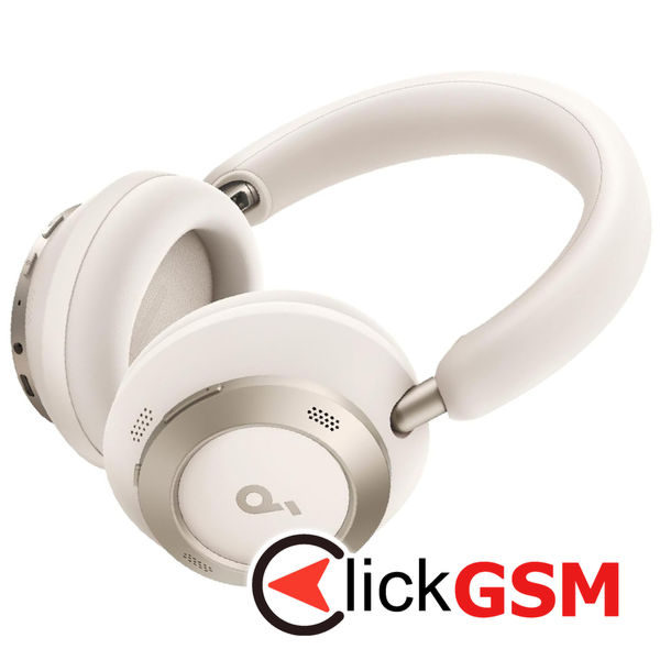 Anker - Wireless Headphones SoundCore Space One Pro (A3062G21) - Bluetooth 5.3, Active Noise Cancelling, Hi-Res - White