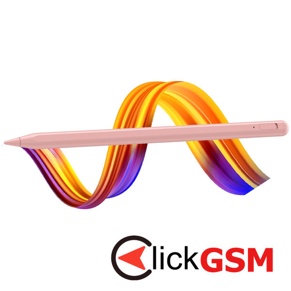 Techsuit - Stylus Pen (AC10SH) - for iPad, Bluetooth, Type-C, 125mAh, Palm Rejection, Replaceable Apple Nib - Vintage Rose