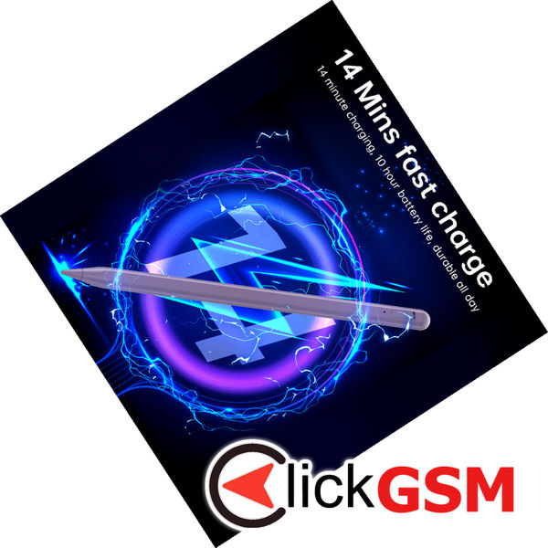 Techsuit - Stylus Pen (AC10SH) - for iPad, Bluetooth, Type-C, 125mAh, Palm Rejection, Replaceable Apple Nib - Vintage Rose