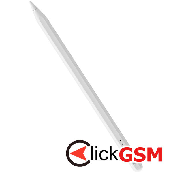 Techsuit - Stylus Pen (AX10-T) - for iPad, Type-C, Palm Rejection, Tilt Sensitivity, Side Adsorption, 125mAh - White