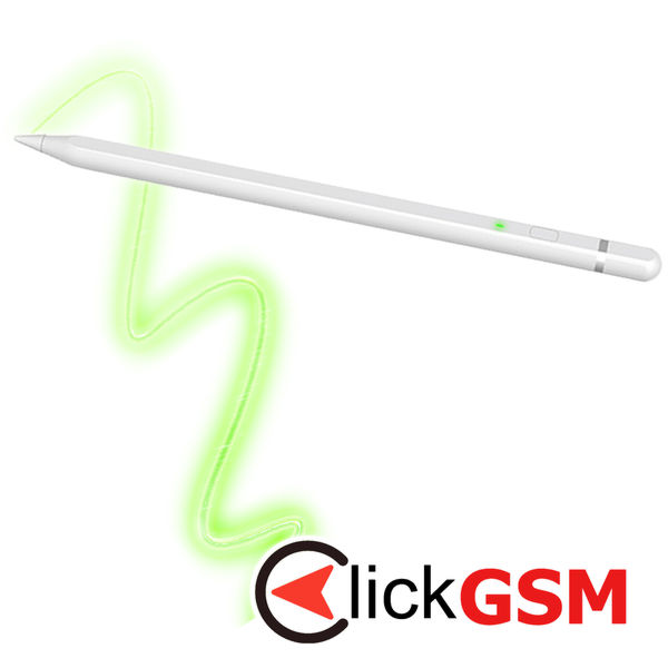 Techsuit - Stylus Pen (AP01 Pro) - for iPad, Bluetooth, Type-C, Palm Rejection, Tilt Pressure Sense, 125mAh - White
