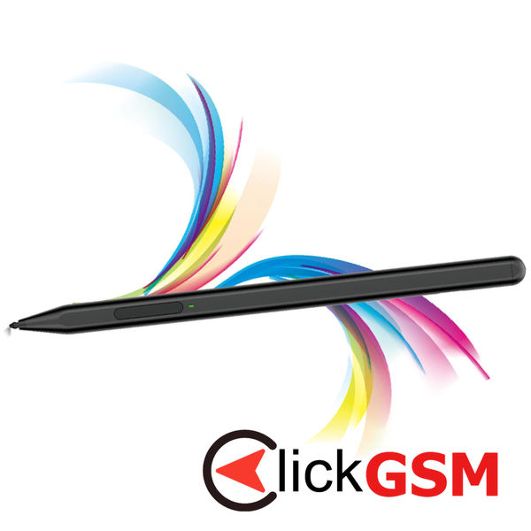 Techsuit - Stylus Pen (F97) - for Microsoft Surface, Active, Type-C, Palm Rejection, Side Adsorption, 90mAh, 5V, 0.2A - Black