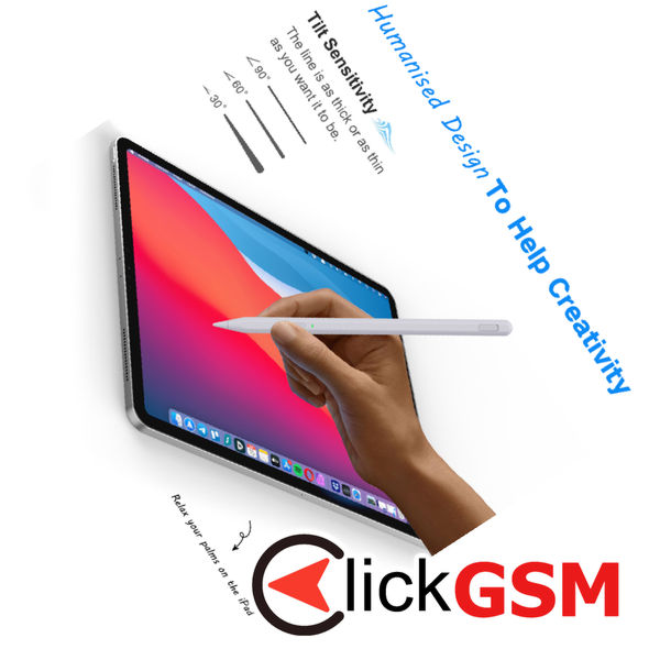 Techsuit - Stylus Pen (F97) - for Microsoft Surface, Active, Type-C, Palm Rejection, Side Adsorption, 90mAh, 5V, 0.2A - Black