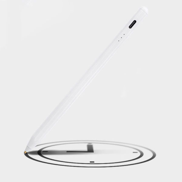 Techsuit - Stylus Pen (S3) - for Phones and Tablets, Universal, Active, Type-C, Fast Charging, 130mAh - White