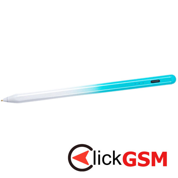 Techsuit - Stylus Pen (S3) - for Phones and Tablets, Universal, Active, Type-C, Fast Charging, 130mAh - Blue