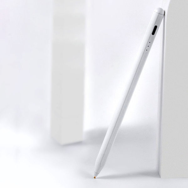 Techsuit - Stylus Pen (S3) - for Phones and Tablets, Universal, Active, Type-C, Fast Charging, 130mAh - Black