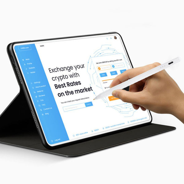 Techsuit - Stylus Pen (S3) - for Phones and Tablets, Universal, Active, Type-C, Fast Charging, 130mAh - Black