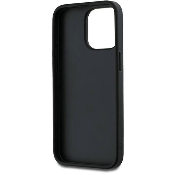 DKNY - Hardcase Wrist Strap Stock Logo (DKHCP15XPBSWSK) - iPhone 15 Pro Max - Black