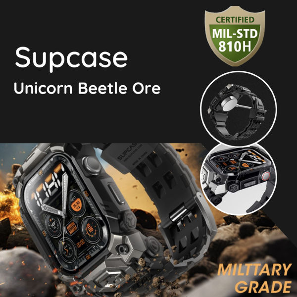 Supcase - Unicorn Beetle Ore - Apple Watch Ultra / Ultra 2 - Black
