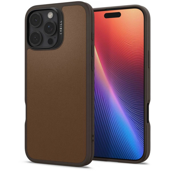 Spigen - Cyrill Kajuk MagSafe - iPhone 16 Pro Max - Saddle Brown