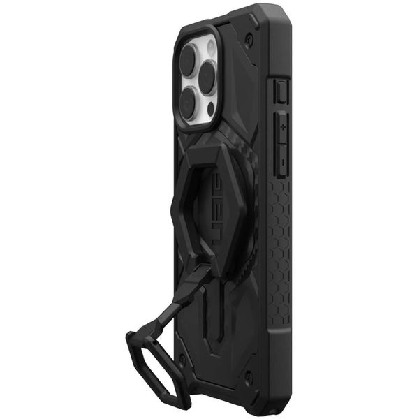 UAG - Monarch Pro MagSafe Bundle - iPhone 16 Pro Max - Carbon Fiber / Black Stand