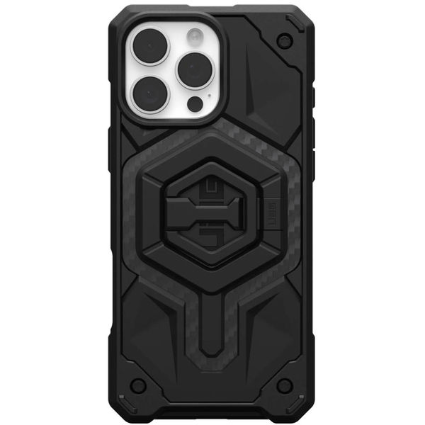 UAG - Monarch Pro MagSafe Bundle - iPhone 16 Pro Max - Carbon Fiber / Black Stand