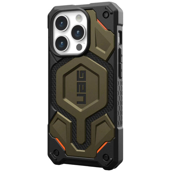 UAG - Monarch Pro MagSafe - iPhone 15 Pro - Kevlar Element Green