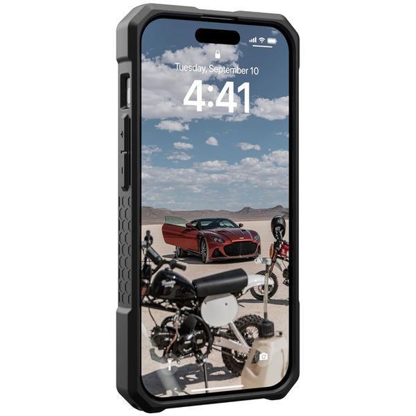 UAG - Monarch Pro MagSafe - iPhone 15 Pro - Kevlar Element Green