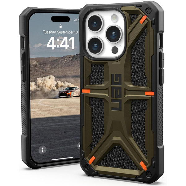 UAG - Monarch - iPhone 15 Pro - Kevlar Element Green