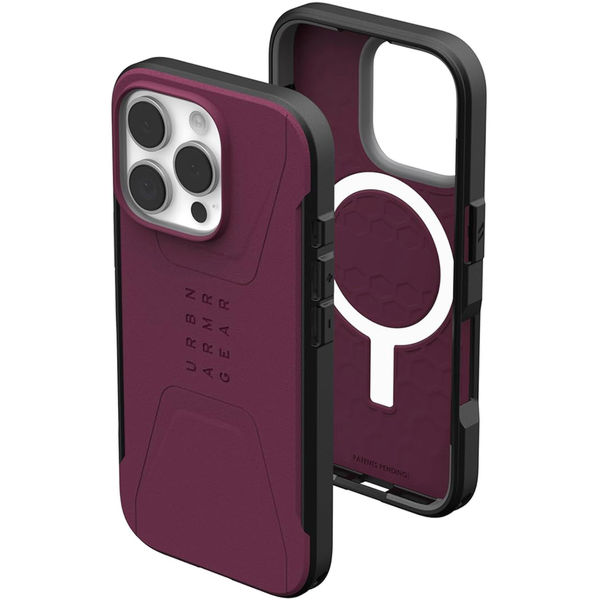 UAG - Civilian MagSafe - iPhone 16 Pro - Bordeaux