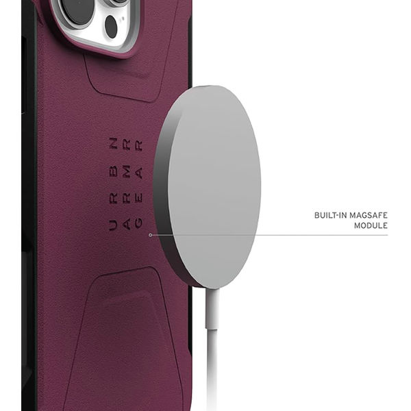 UAG - Civilian MagSafe - iPhone 16 Pro - Bordeaux