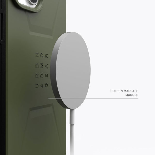 UAG - Civilian MagSafe - iPhone 15 Plus - Olive Drab