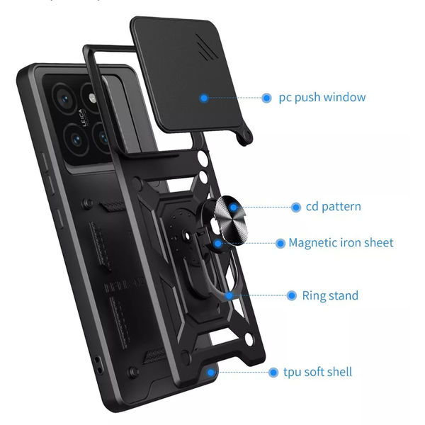 Techsuit - CamShield Series - Xiaomi 15 - Black