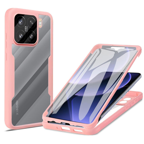 Techsuit - ColorVerse 360 Series + Screen Protector - Xiaomi 15 - Pink