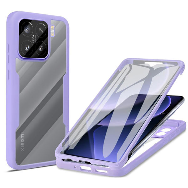 Techsuit - ColorVerse 360 Series + Screen Protector - Xiaomi 15 - Purple