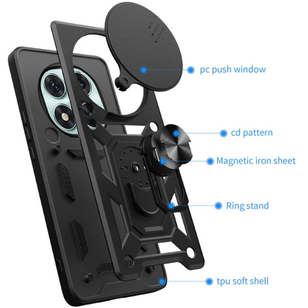 Techsuit - CamShield Series - Honor Magic7 Pro - Black