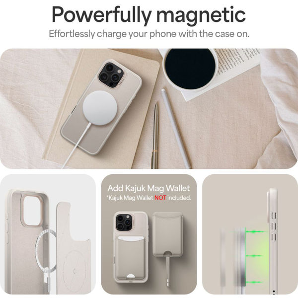 Spigen - Cyrill Kajuk Classic Charm MagSafe - iPhone 16 Pro - Cream