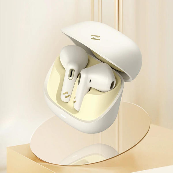 Havit - Wireless Earbuds (TW905) - for Gaming, Bluetooth 5.3, Microphone, Low Latency, Mini Size, TWS, ENC, 300mAh - Beige