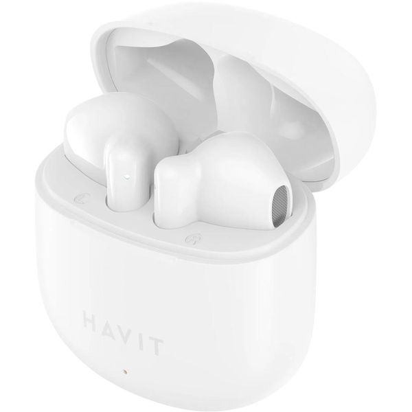 Havit - Wireless Earbuds (TW976) - with Microphone, Bluetooth 5.3, True Wireless Stereo, Type-C, 300mAh - White