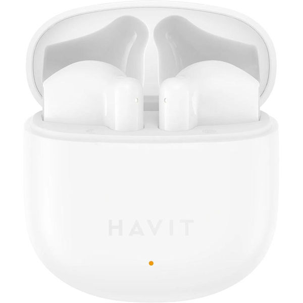 Havit - Wireless Earbuds (TW976) - with Microphone, Bluetooth 5.3, True Wireless Stereo, Type-C, 300mAh - White