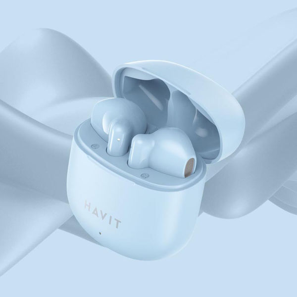 Havit - Wireless Earbuds (TW976) - with Microphone, Bluetooth 5.3, True Wireless Stereo, Type-C, 300mAh - White