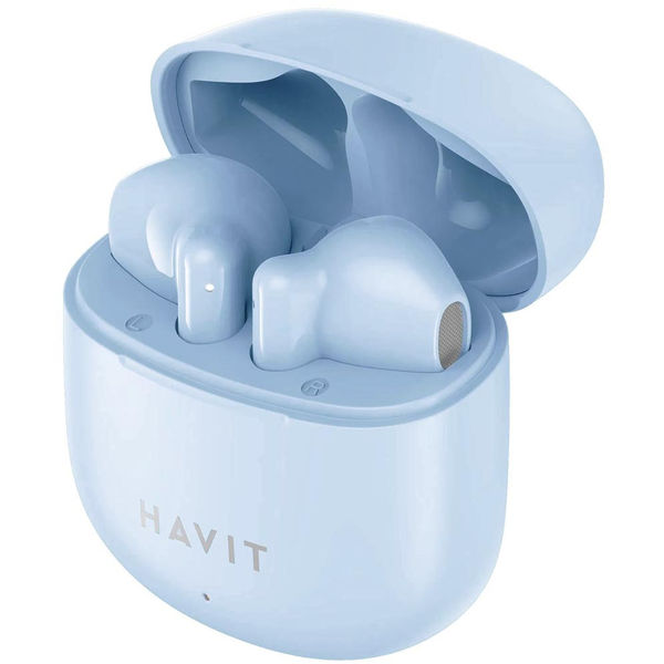 Havit - Wireless Earbuds (TW976) - with Microphone, Bluetooth 5.3, True Wireless Stereo, Type-C, 300mAh - Blue