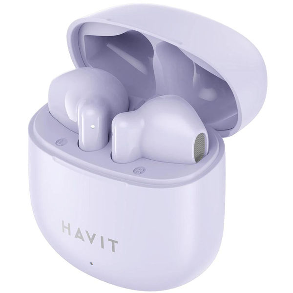 Havit - Wireless Earbuds (TW976) - with Microphone, Bluetooth 5.3, True Wireless Stereo, Type-C, 300mAh - Purple