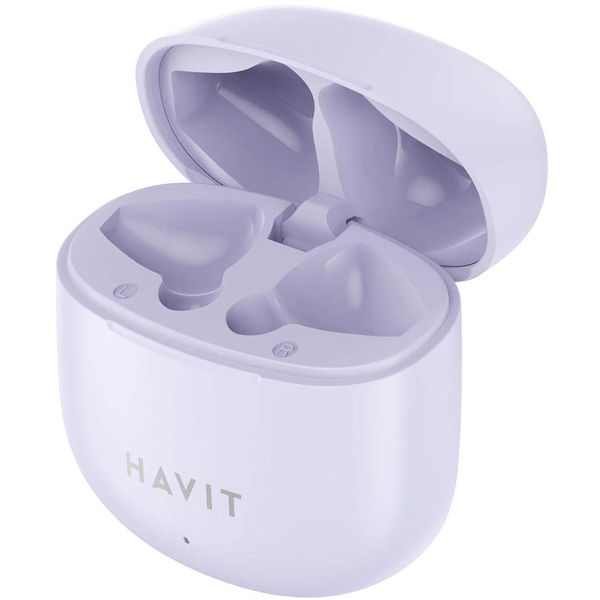 Havit - Wireless Earbuds (TW976) - with Microphone, Bluetooth 5.3, True Wireless Stereo, Type-C, 300mAh - Purple