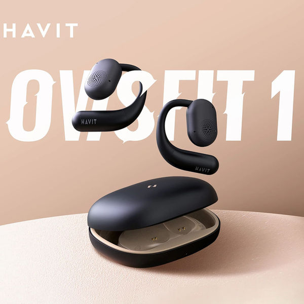 Havit - Wireless Earbuds (OWS914) - with Microphone, Bluetooth 5.3, True Wireless Stereo, ENC, USB-C, 500mAh - Balck