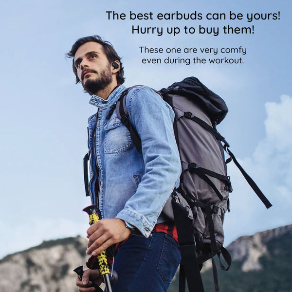 Havit - Wireless Earbuds (OWS914) - with Microphone, Bluetooth 5.3, True Wireless Stereo, ENC, USB-C, 500mAh - Balck